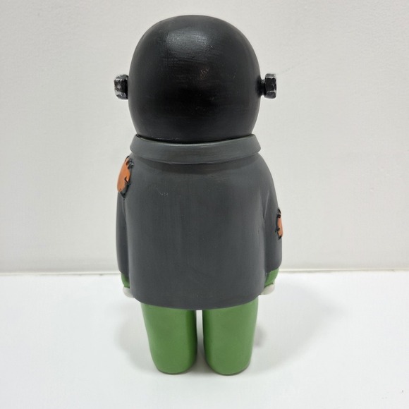 Frankenstein Sloth Statue Decor Resin Green - Picture 3 of 9